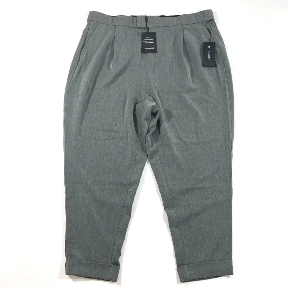 New 11 Honore Destiny Tapered Trouser Grey Melange